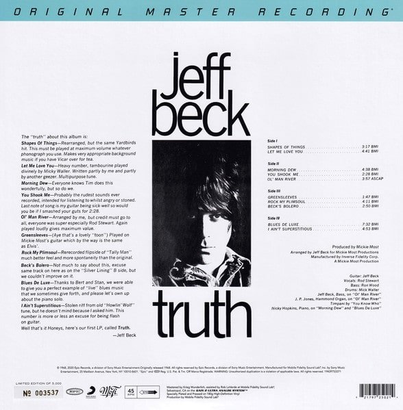 MoFi's In-a-Gadda-Da-Vida and Truth reviewed, Pt 2
